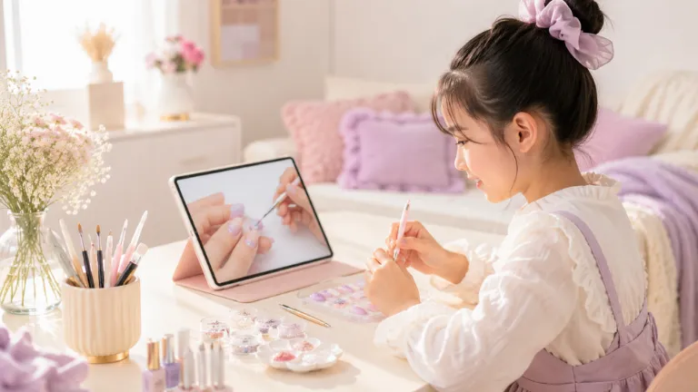 体験レッスンでできること　オンラインネイルスクール