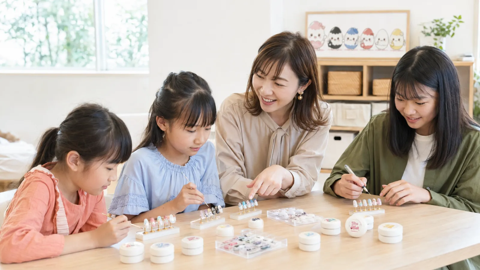 小学生・中学生が学ぶネイルスクールViVi